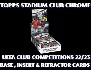Topps UCC Stadium Club Chrome 22/23 Base Cards, Inserts & Refractors - Picture 1 of 1