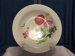 PALACE GARDEN BY INTERNATIONAL JAY YANG 8.5" SOUP BOWL POPPY FLOWERS - Picture 1 of 3