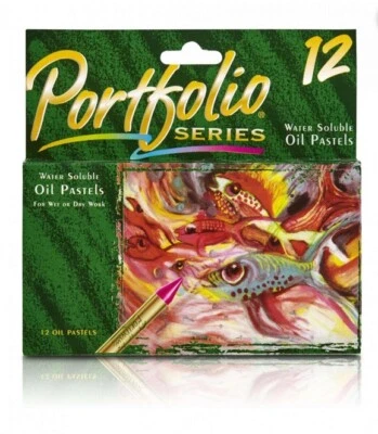 NEW Crayola Portfolio Series Oil Pastels - For Wet or Dry Work - 12 Vivid Colors - Image 1 of 4