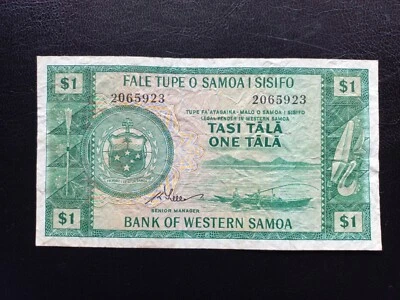 Western Samoa 1 Tala (1967) P# 16d - Image 1 of 4