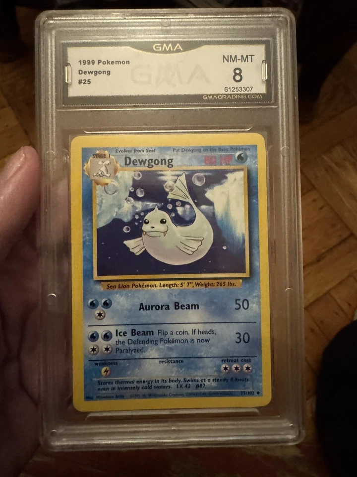 GMA Graded 8 Pokemon Dewgong Base Set! - Image 1 of 1