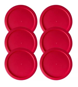 Ersatzdeckel für Pyrex 1 Tasse ~ (6) Deckel ~ rot - Bild 1 von 3