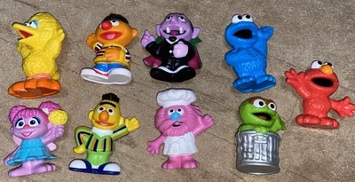 Playskool Sesame Street Workshop Lot of 10  Hasbro As Is Preowned Condition - Image 1 of 3