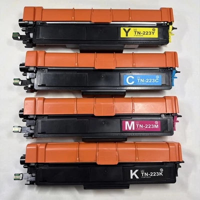 TN223 Toner Cartridge 4 Pack Replacement For Brother TN223 NOT OEM - Image 1 of 4