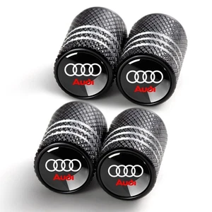 Tire Valve Stem Caps for Audi S3 A3 RS3 A4 A5 A6 A7 RS7 A8 Q3 Q5 Q7 R8 Metal... - Picture 1 of 5