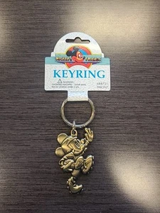 Disney Metal Mickey Mouse Football Keychain - Picture 1 of 3