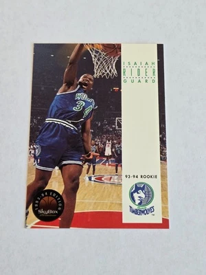 Tarjeta de baloncesto Isaiah Rider RC 1993-94 Skybox #251 Minnesota Timberwolves Foto 1 de 2