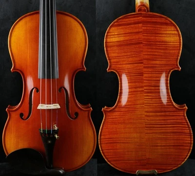 Nicely Master Handmade Full Violin after Stradivar 1716 Violin 4/4 Easy to Play - Image 1 of 4