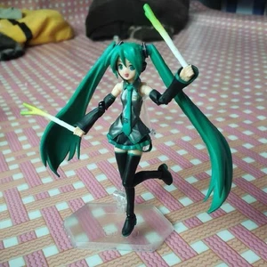 Figura de acción móvil 15 cm Figma 014 Hatsune Miku Figma juntas modelo en caja NUEVO - Imagen 1 de 23