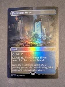 Floodfarm Verge (Borderless) Duskmourn: House of Horror Foil - Picture 1 of 2
