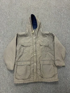 Vintage LL Bean Baxter State Parka Men’s XL Tall Gray USA Made Hooded Zip Up - Picture 1 of 7