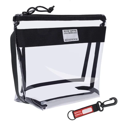 Bolsa de artículos de tocador lo suficientemente transparente organizadora de maquillaje bolsa de cosméticos con cremallera H... Foto 1 de 4