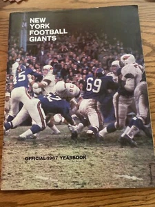 Vintage 1967 New York Football Giants NFL Official Yearbook - Picture 1 of 5