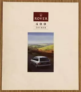 ROVER 400 TOURER Car Sales Brochure 1995 MODEL #4572 416SLi 418SLD Turbo 420GSi - Picture 1 of 4