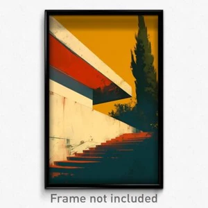 Griechisches Filmposter - gefeierte moderne Architektur (Griechenland Retro Film Kunstdruck) - Bild 1 von 1