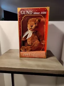 GUND TEDDY BEAR 2007 Collector’s Limited Edition with Box - Picture 1 of 7