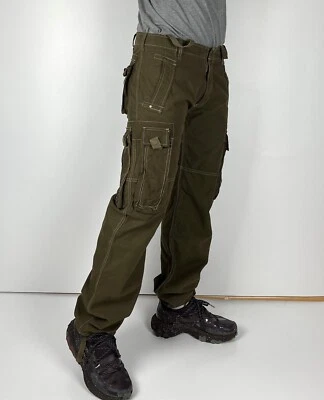 Vintage Avant Garde Cargo Bondage Multi-Pocket Pants Trousers Size L (33-34) - Image 1 of 4