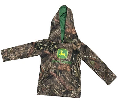 John Deere Camouflage Hoodie 24 Mos Sweatshirt Pullover - Image 1 of 4