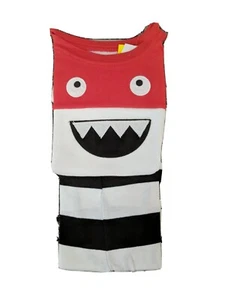 NWT BABY GAP BOYS SWEET MONSTER FACE GRAPHIC 2 PIECE SLEEP SET SIZE 5 - Picture 1 of 5