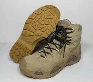 LOWA Z-6S Desert Lace Up Military Outdoor Hiking Combat Boots Men's 9.5 - Picture 1 of 12