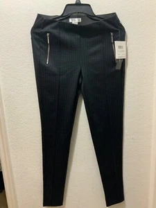 New 89th And Madison Black Pants Small Pull On Dress Pants Career Zip Pocket - Picture 1 of 7