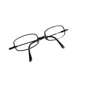 Childrens Glasses Eyeglasses Frames Black Metal Child Size Rectangle - Picture 1 of 7