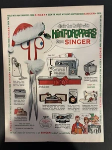 Máquina de coser Singer Co., Serio, máquina de escribir, aspiradora Navidad años 60 de colección - Imagen 1 de 3