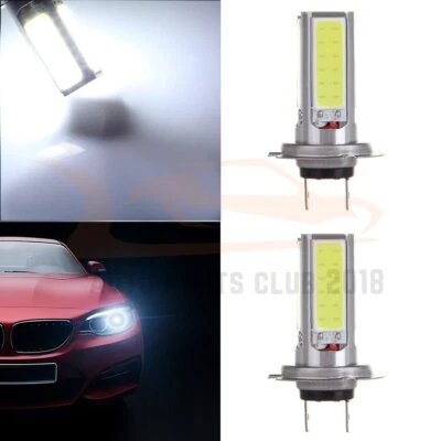 2x Bright H7 6000K High Power COB LED 100W Fog Xenon White Light Driving Lamp - Image 1 of 4