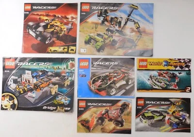 LEGO Racers Manuals Only - Read - Lot of 7 - Image 1 of 4