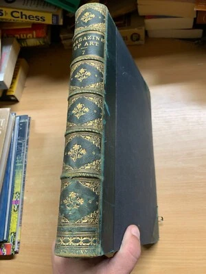 1884 "THE MAGAZINE OF ART" BOUND ISSUES 2.7kg VOL 7 ANTIQUE BOOK (EV3) - Image 1 of 4
