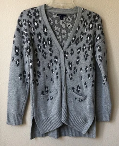 Gap Kids Girl Cardigan Size 12 Cotton Wool Blend - Picture 1 of 7