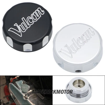 FOR KAWASAKI VULCAN VN 500 750 800 900 1500 1600 1700 2000 CHROME ENGINE OIL CAP - Image 1 of 3