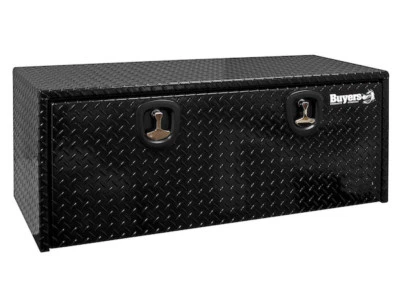 Buyers Products 1725140, 24x24x48 Black Diamond Tread Aluminum Underbody Toolbox - Image 1 of 3