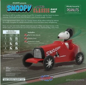 Snoopy and His Bugatti Race Car Monogram Re-Issue Model Kit MINT/SEALED 02SAT05 - Picture 1 of 3