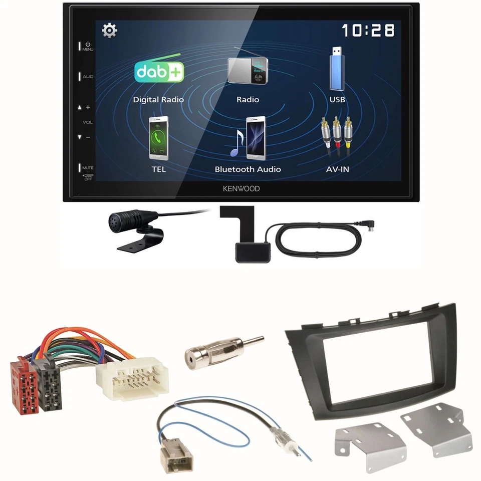 Kenwood DMX129DAB DAB+ Bluetooth USB Einbauset für Suzuki Swift Sport FZ NZ - Bild 1 von 1
