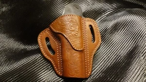 HAND TOOLED  LEATHER HOLSTER FOR 1911 - Picture 1 of 3