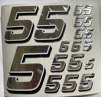 Descuento - Placa de diamante cromada plateada con caja R/C blanca y negra #5 L Foto 1 de 4