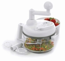 Hand Crank Multi-Function Vegetable Fruit Cutting Swift Chopper Kitchen Tool
