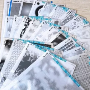 DELETER MAXON Screentone Screen Tone set of 24 Comic Manga Illustration Tool - Picture 1 of 4