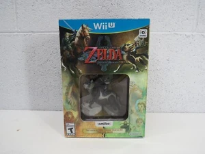 Legend of Zelda Twilight Princess HD Collectors Wolf Amiibo & Soundtrack NO GAME - Picture 1 of 7