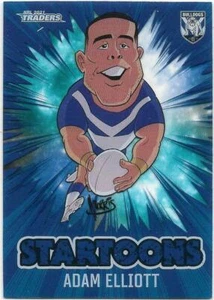 2021 NRL TRADERS STARTOONS BULLDOGS ADAM ELLIOTT ST 03/18. - Picture 1 of 1