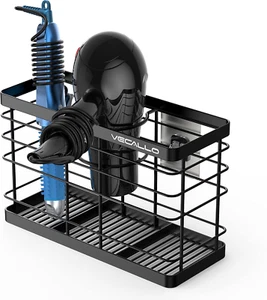 Hair Dryer Holder - Hair Tool Organizer Wall Mount/Adhesive Blow Dryer Holder/Cu - Picture 1 of 6