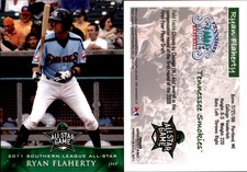 Ryan Flaherty 2011 Grandstand Tennessee Smokies #NNO Card *AutographDen*