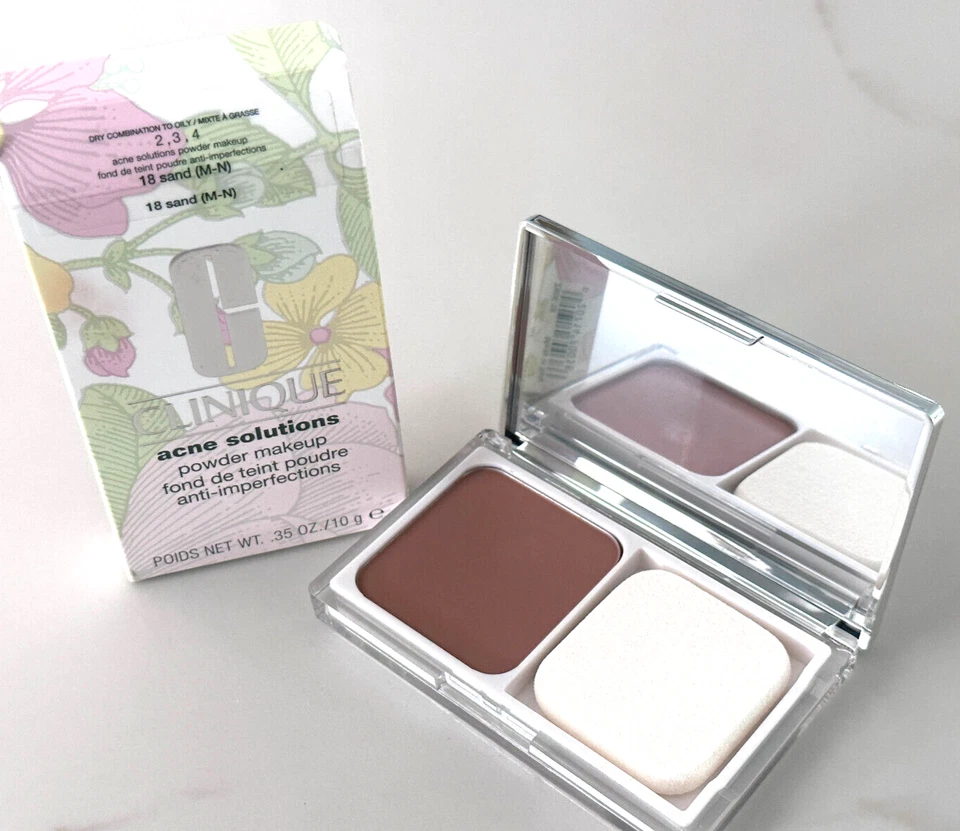 Clinique Acne Solutions Powder Makeup 18 Sand .35 Oz