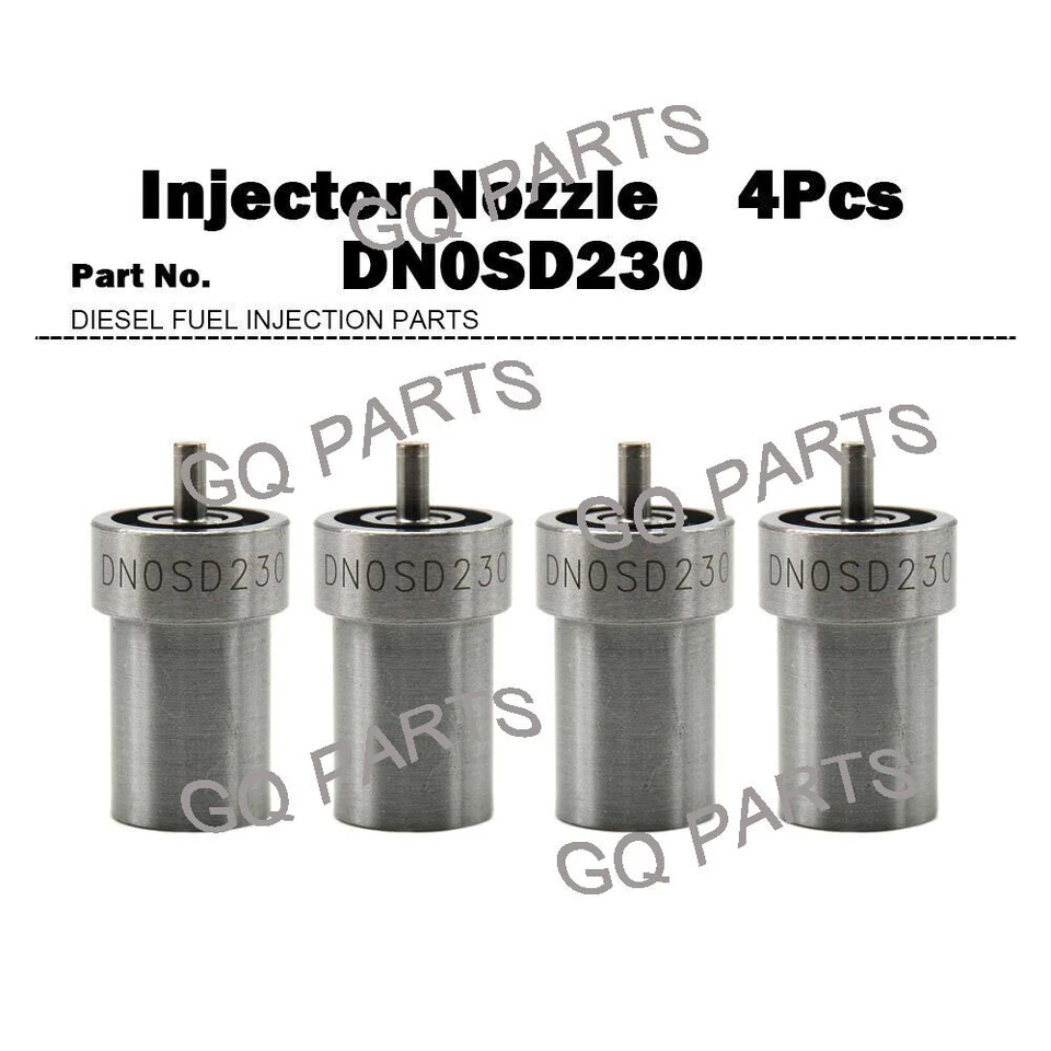 DN0SD230 4x Diesel Injector Nozzle 0434250077 for Peugeot 504 505 2.1D 2.3D 2.5D Foto 1 de 1