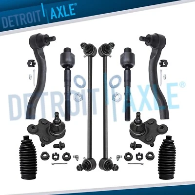 10pc Front Inner Outer Tie Rods & Sway Bars Kit for 2012 - 2015 Honda Civic ILX - Image 1 of 4