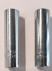 1/4  Drive 3/8 inch 6 Point Deep Sockets, 2pcs. Made in USA, Assorted Brands - Picture 1 of 5