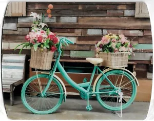 Mouse PAD Anime Bicycle Garden Bench 230 x 180 x 4mm - Picture 1 of 3