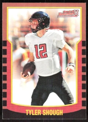 2022 6411A BOWMAN UNIVERSITY TYLER SHOUGH Texas Tech Red Raiders #2KB-15 - Image 1 of 2