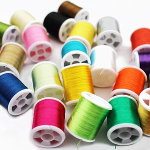 12 pcs 40 Yards Fly Tying Floss Thread 150D Silky Yarns Salmon Trout fishing - Picture 1 of 8